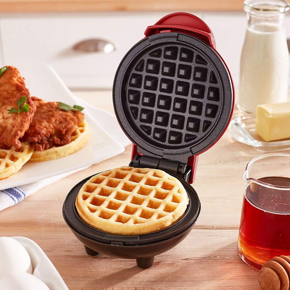 Mini Pancake Griddle - Mini Waffle Maker Bubble Egg Cake