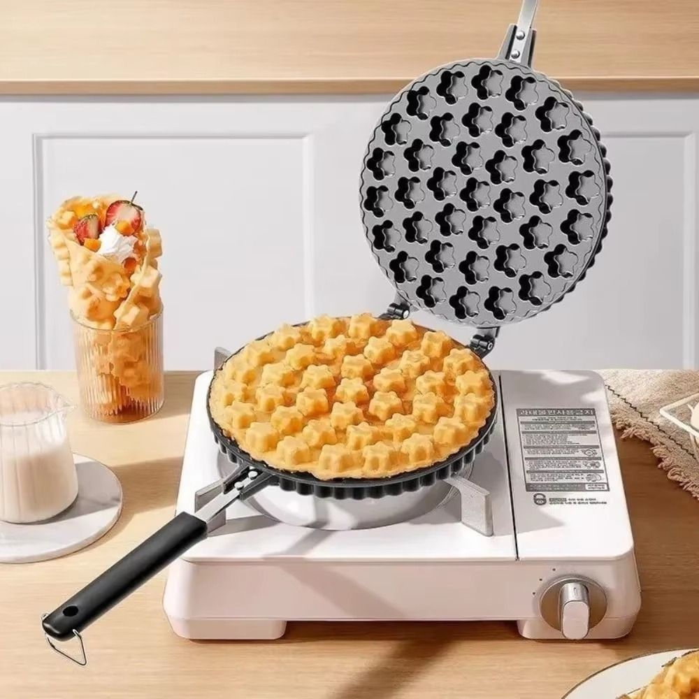 Waffle Cone Maker - 19/37 Holes Plum Blossom Cake Mold