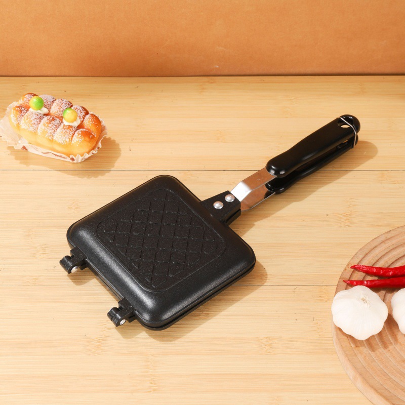 Mini Pancake Griddle - Sandwich Bread Bakeware Double-Sided Non-Stick Frying