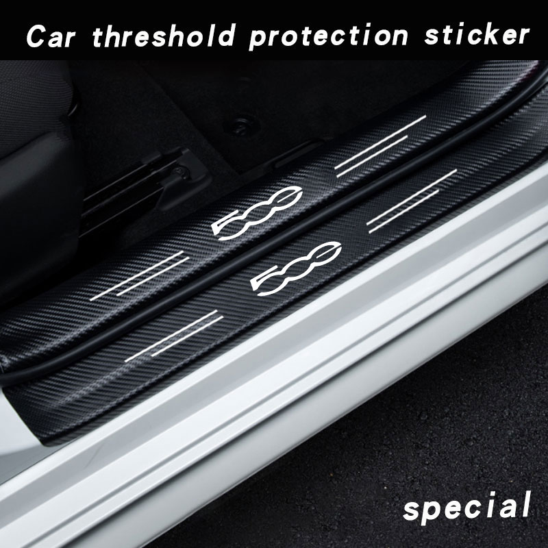 Car Door Sill Guard Plate Thre - Crepe Pan Carbon 评论和价格