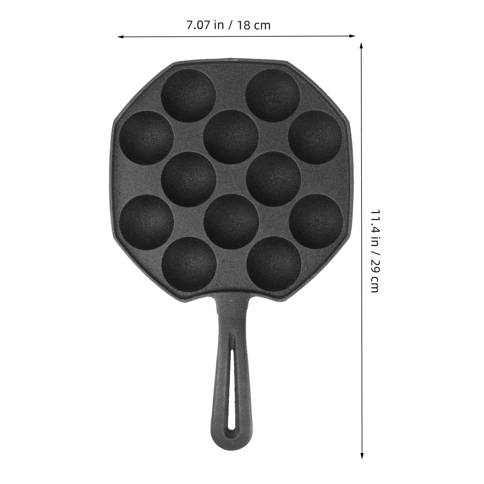 12 Molds Takoyaki Pan Cast Iro - Takoyaki Grill Plate 评论和价格