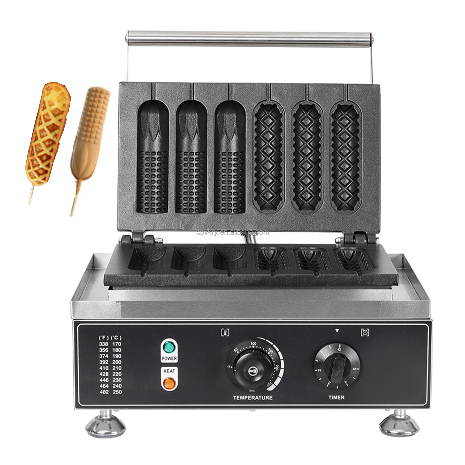 Electric 110/220V Hot Dog Waff - Corn Dog Stick 评论和价格