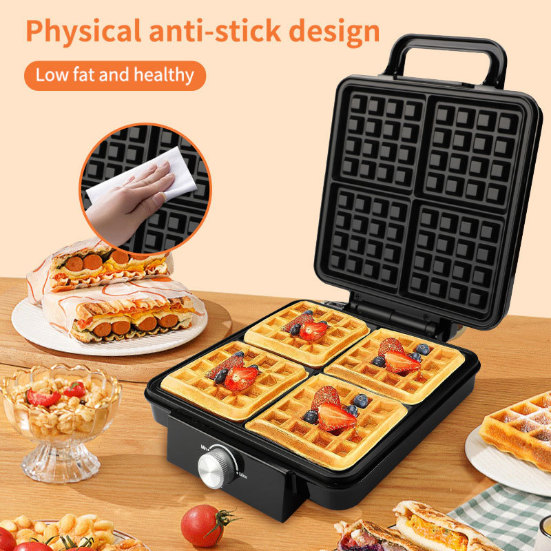Reemix 4-Slice Belgian Mini Wa - Mini Pancake Griddle 评论和价格