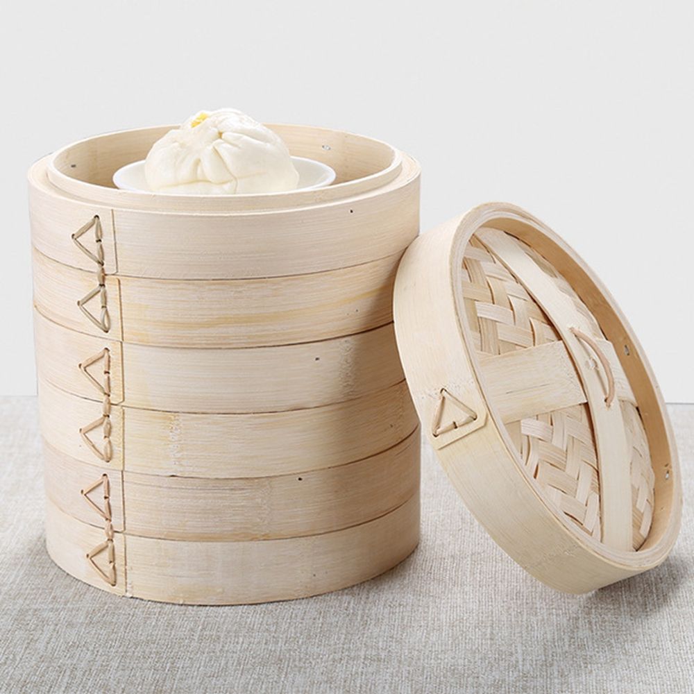 Steaming With Lid Cooking Tool - Bao Steamer Bamboo 评论和价格