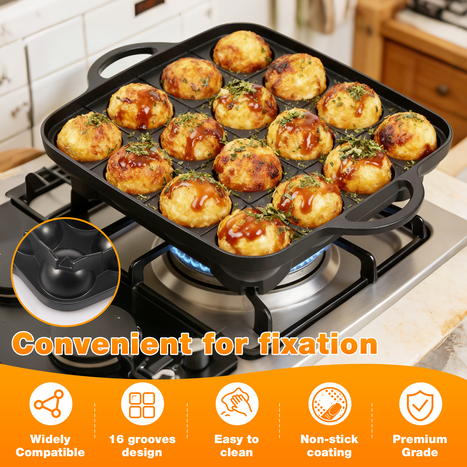 Takoyaki Pan Nonstick Japanese - Takoyaki Grill Plate 评论和价格