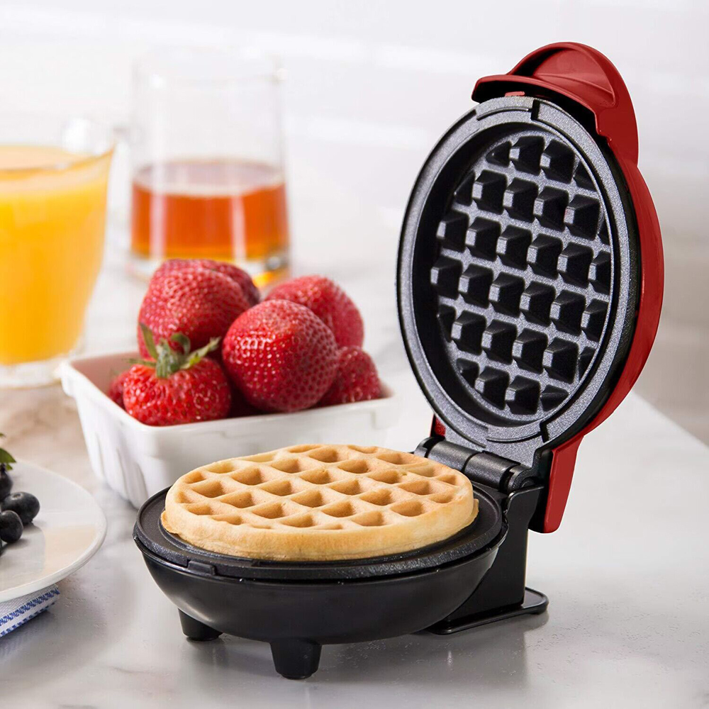 Mini Waffle Maker Bubble Egg C - Mini Pancake Griddle 评论和价格