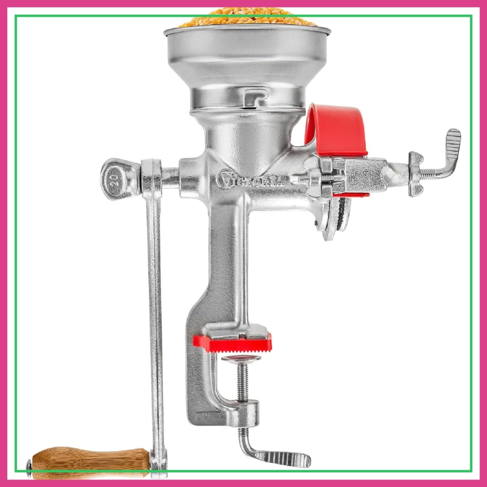 Manual Cast Iron Grain Mill wi - Cast Iron Corn 评论和价格