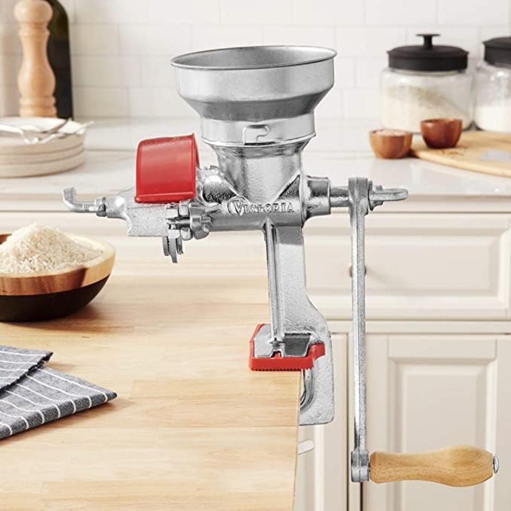 Manual Cast Iron Grain Mill wi - Cast Iron Corn 评论和价格