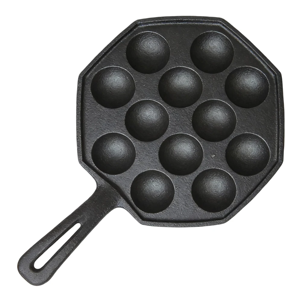 Cast Iron 12 Pits For Baking T - Takoyaki Grill Plate 评论和价格