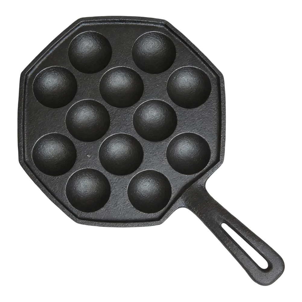 Cast Iron 12 Pits For Baking T - Takoyaki Grill Plate 评论和价格