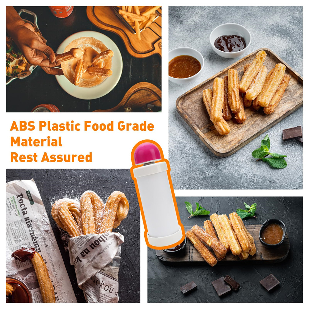 1pc DIY Manual Cookie Press Ma - Churros Maker Gun 评论和价格