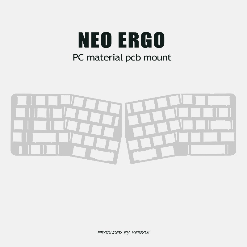 Neo Ergo Keyboard Positioning  - Crepe Pan Carbon 评论和价格