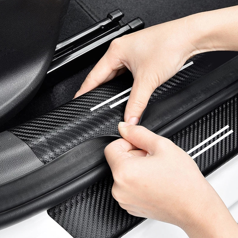 Car Door Threshold Scuff Plate - Crepe Pan Carbon 评论和价格