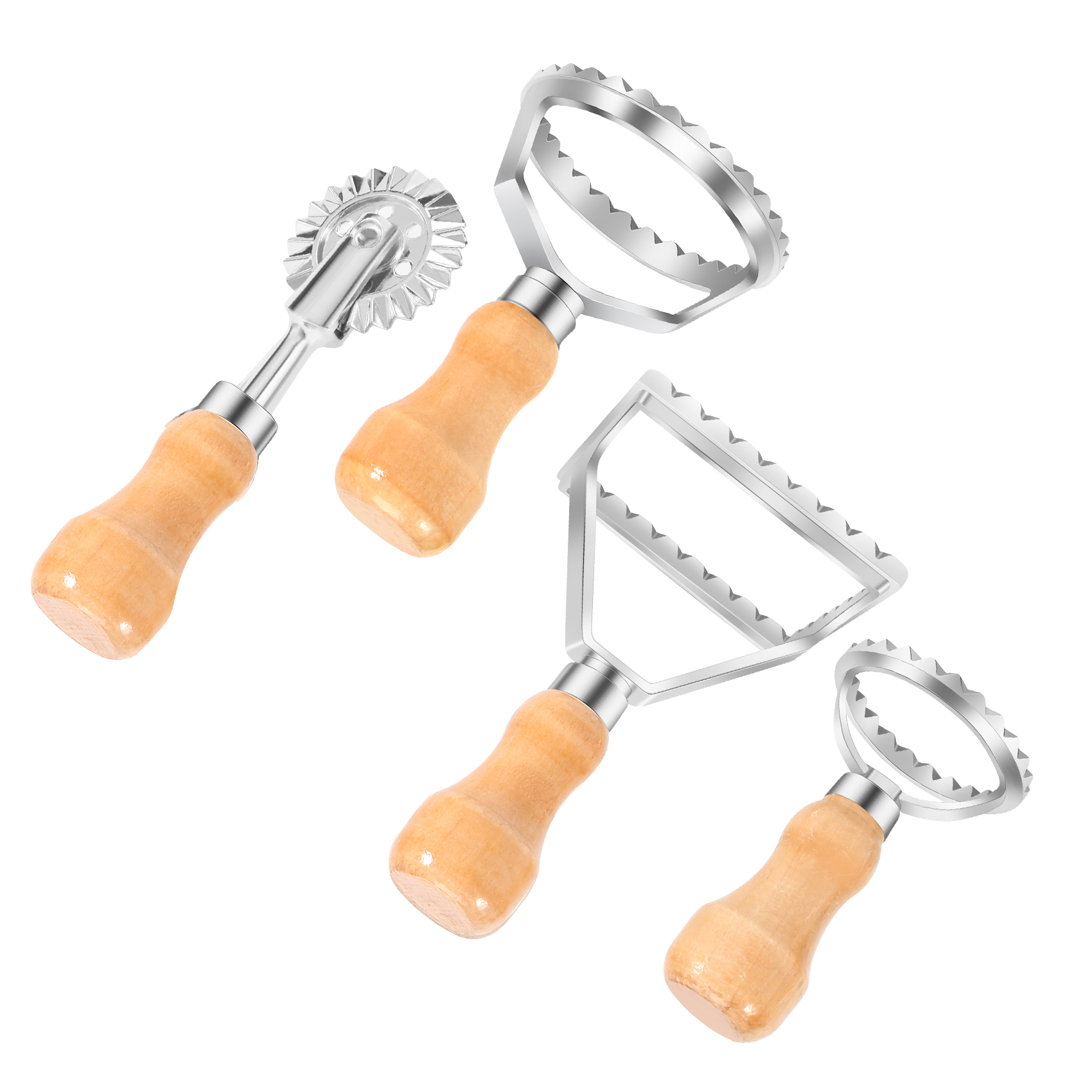 A11I Ravioli Maker Cutter Stam - Dumpling Press Set 评论和价格