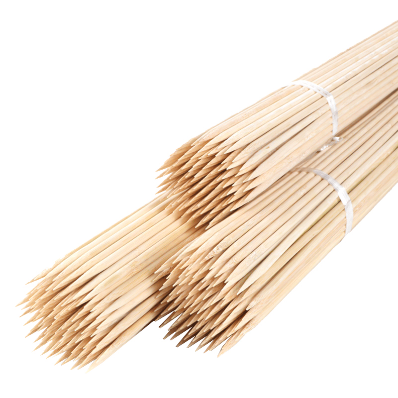 50cm x 6mm BBQ Bamboo Skewers  - Corn Dog Stick 评论和价格