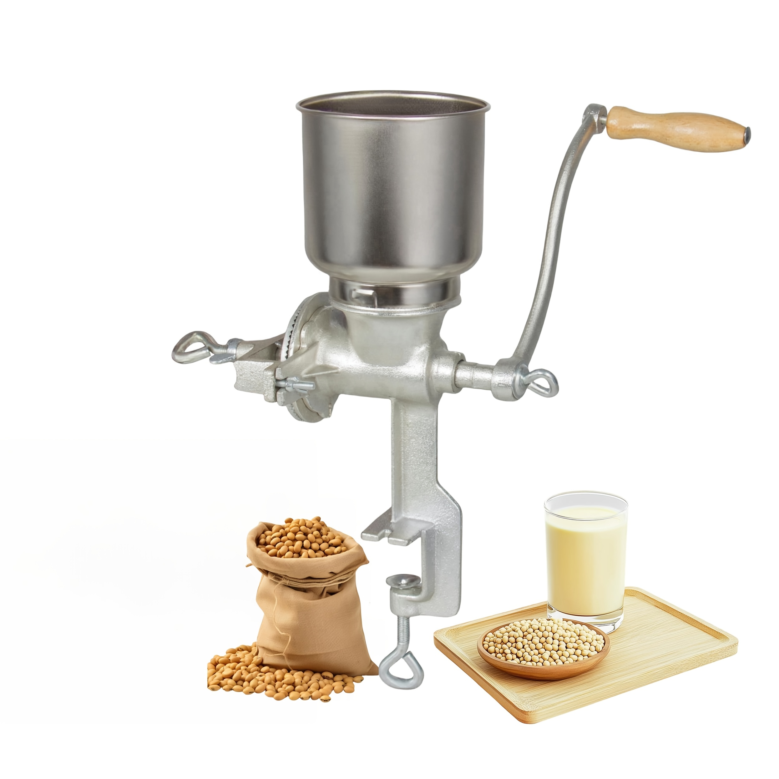 High Hopper Grain Mill Cast Ir - Cast Iron Corn 评论和价格