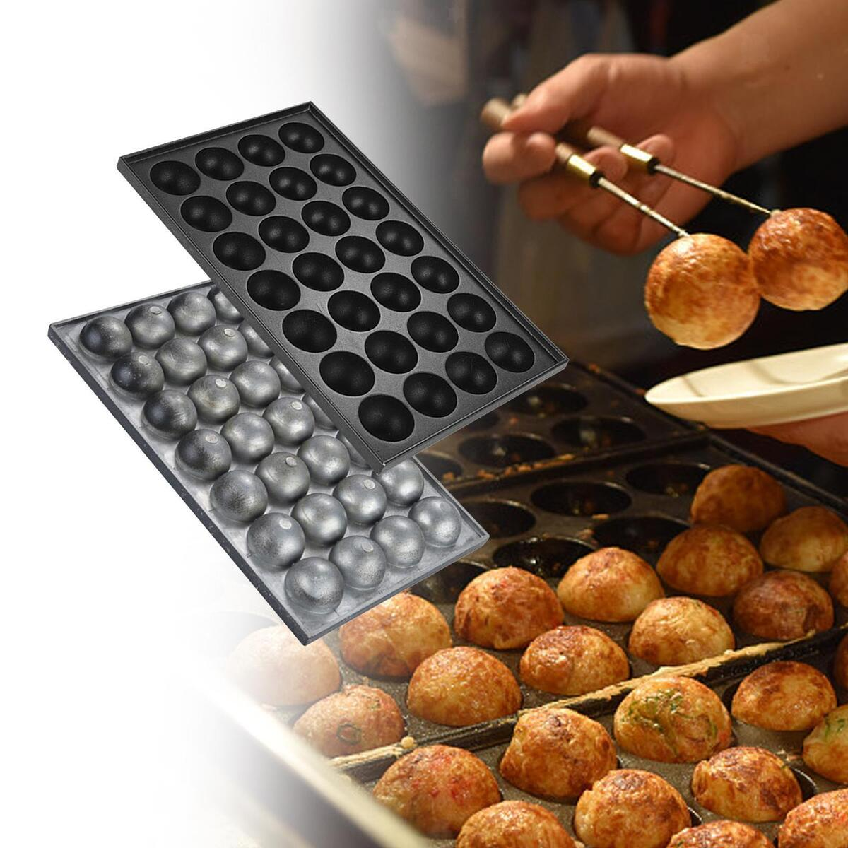 2026Electric Grill Pan Cooker  - Takoyaki Grill Plate 评论和价格