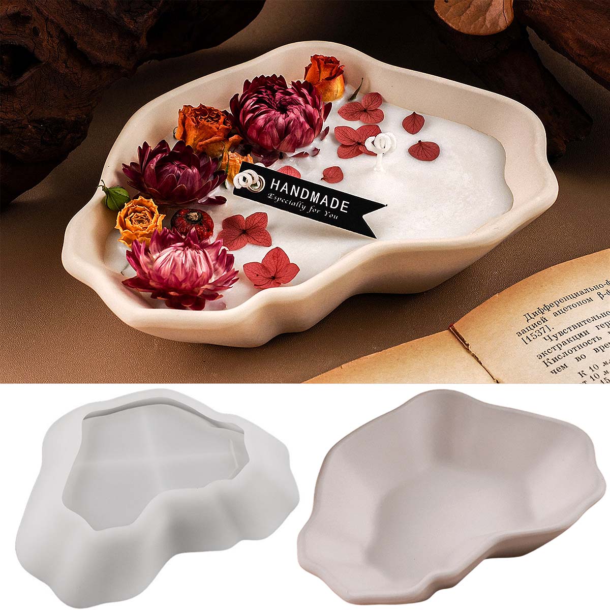 Irregular Candle Bowl Silicone - Potsticker Mold 评论和价格