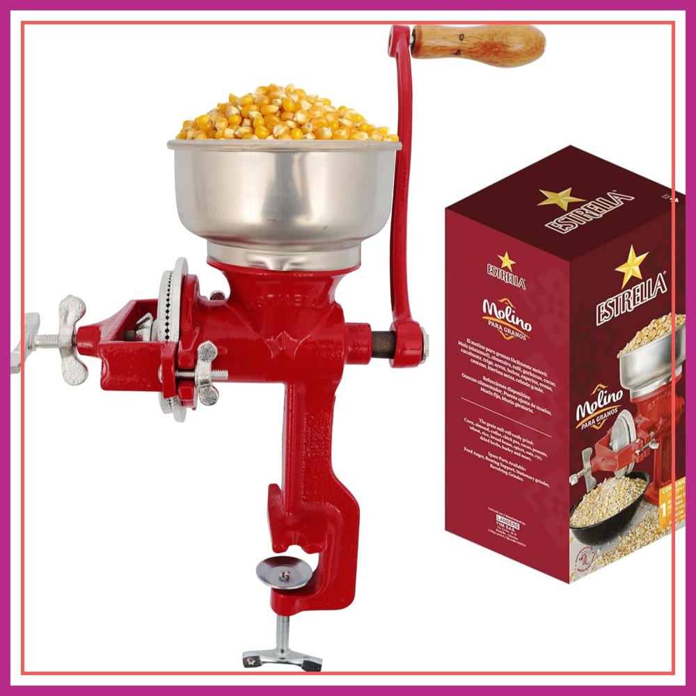 Manual Corn Grain Grinder Cast - Cast Iron Corn 评论和价格