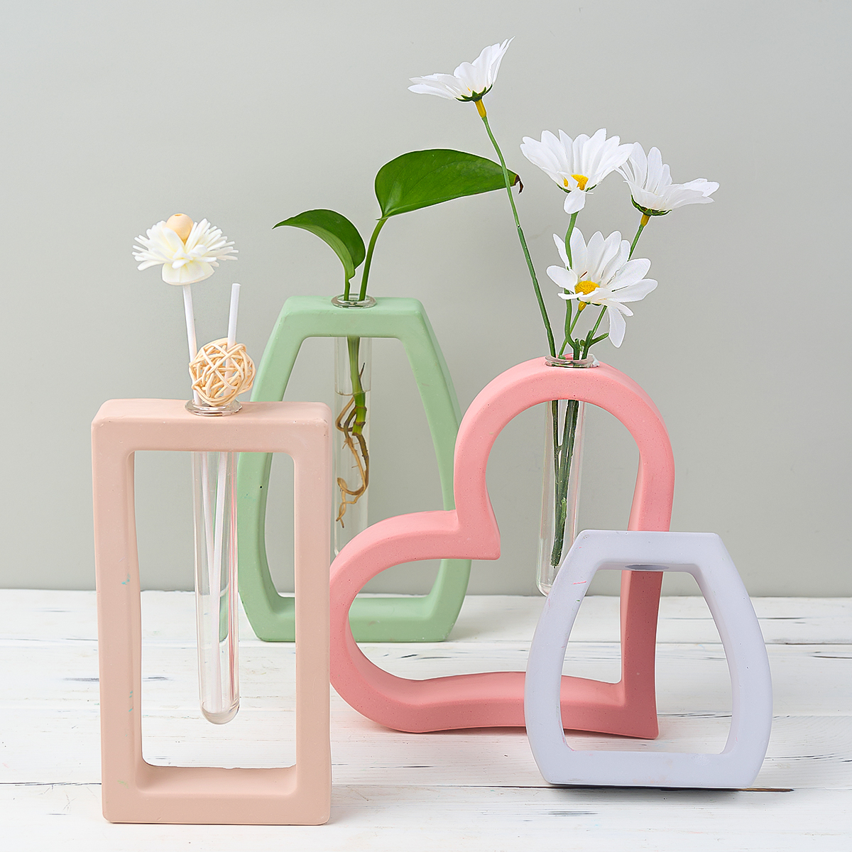 Hydroponic Test Tube Vase Sili - Potsticker Mold 评论和价格