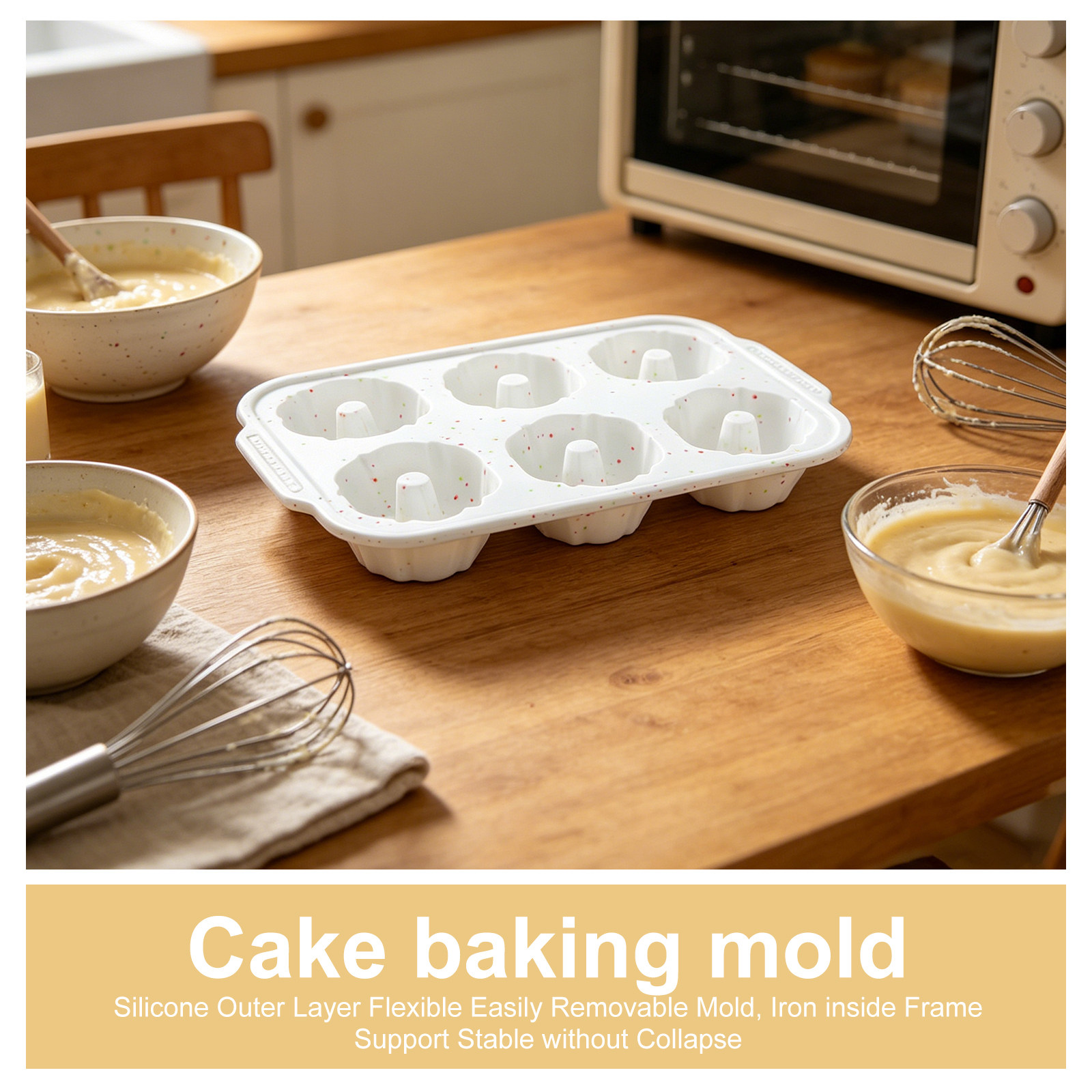 2Pcs Silicone Donut Pan Baking - Donut Mold Silicone 评论和价格