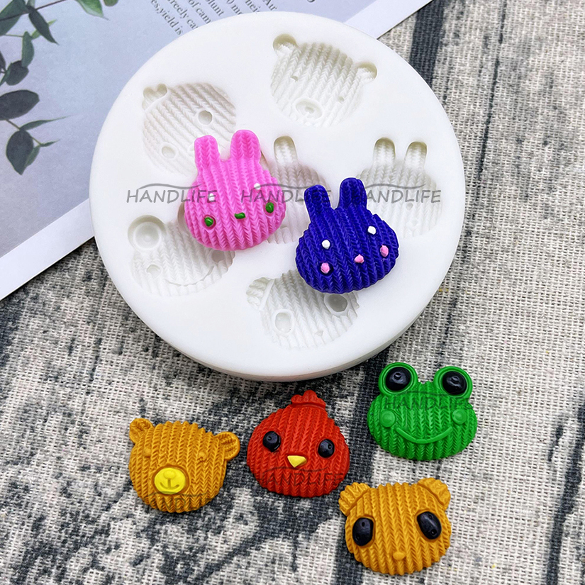 Cute Bear Chick Rabbit Frog Si - Bunny Cake Mold 评论和价格