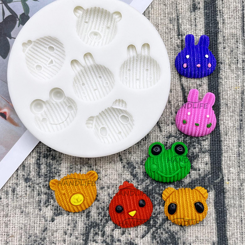 Cute Bear Chick Rabbit Frog Si - Bunny Cake Mold 评论和价格