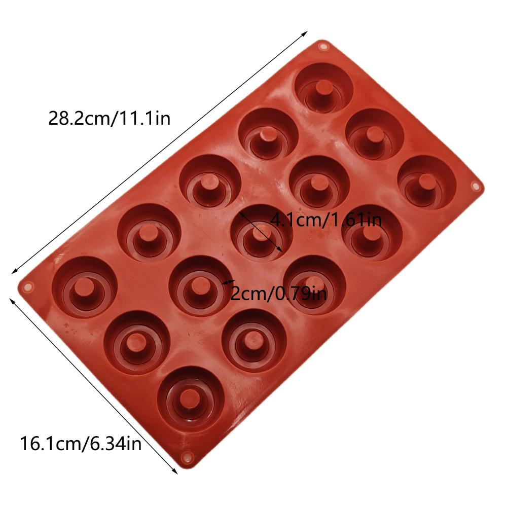 Hot Selling 15 Hole Wine Vorte - Donut Mold Silicone 评论和价格