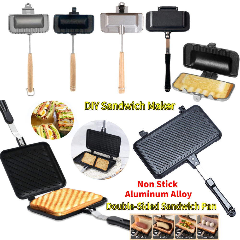 Double-Sided Sandwich Pan Non  - Hot Dog Press 评论和价格