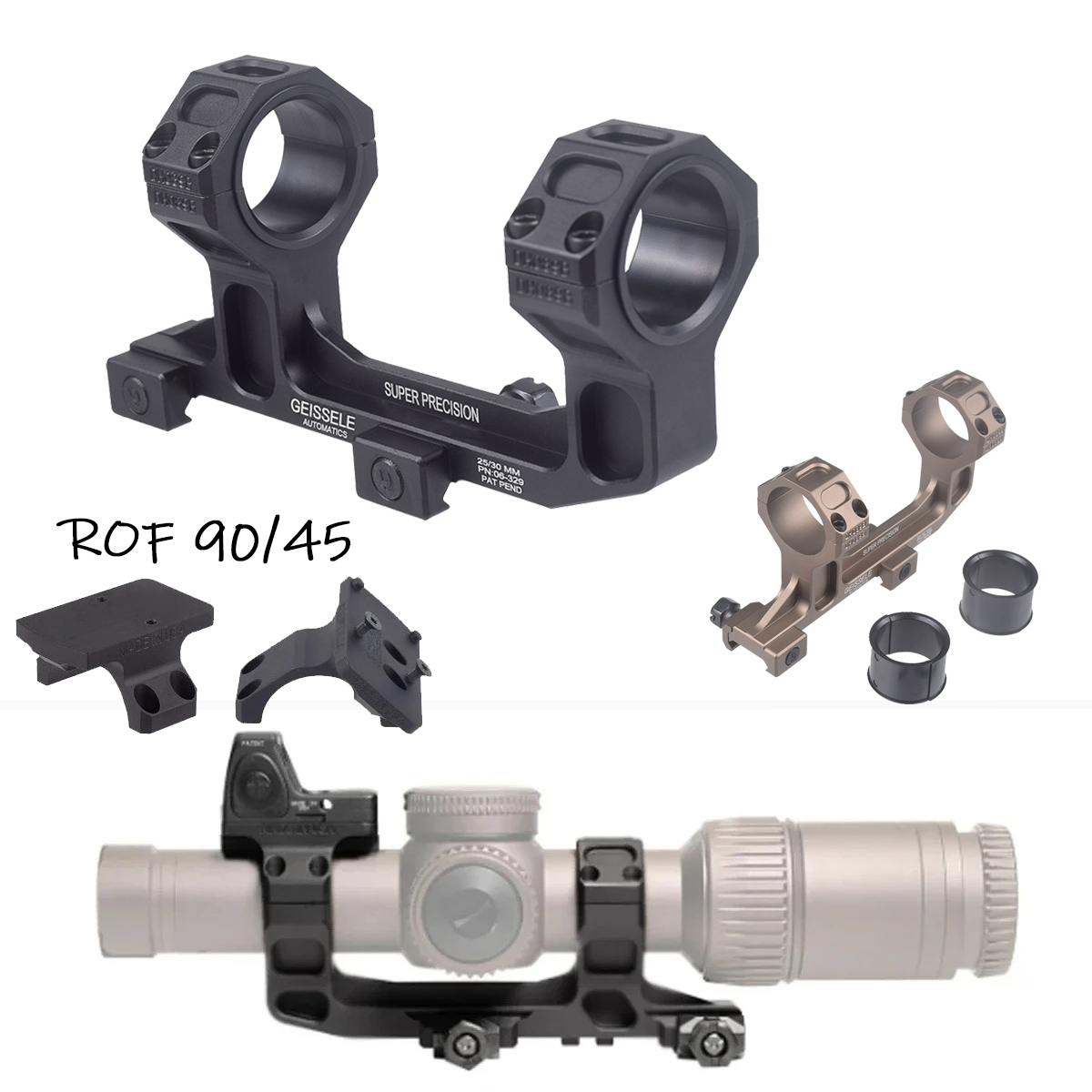 GEISSELE Scope Mount Rings Opt - Spring Roll Wrapper 评论和价格