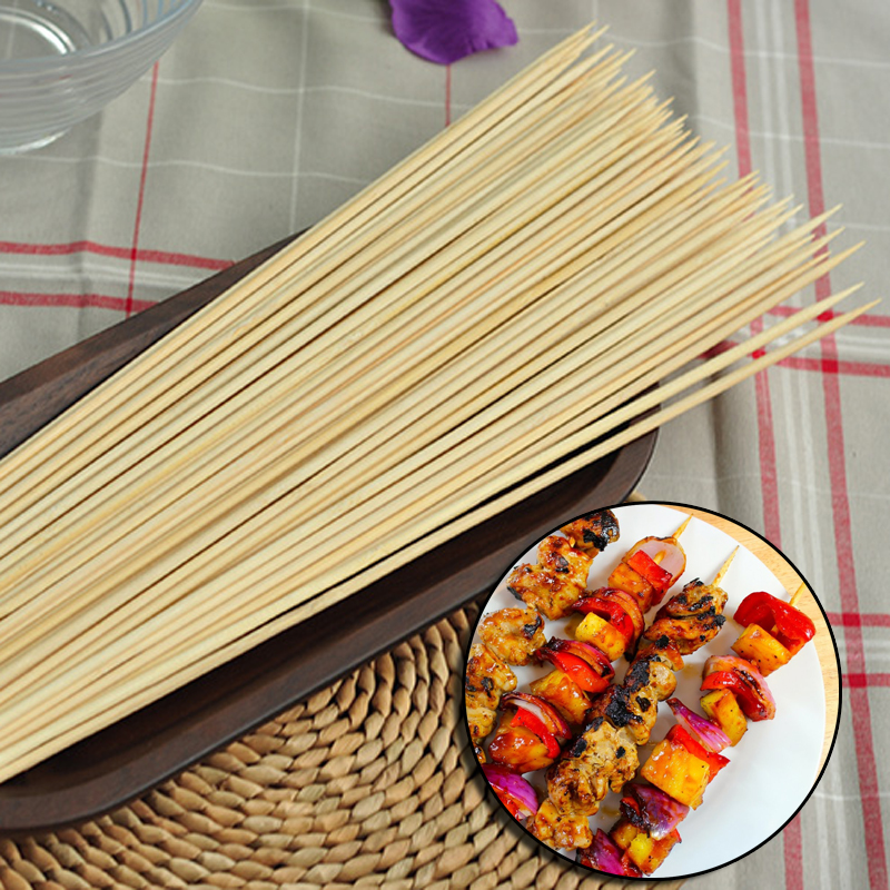 20/30/40cm x 5mm Bamboo Wooden - Corn Dog Stick 评论和价格