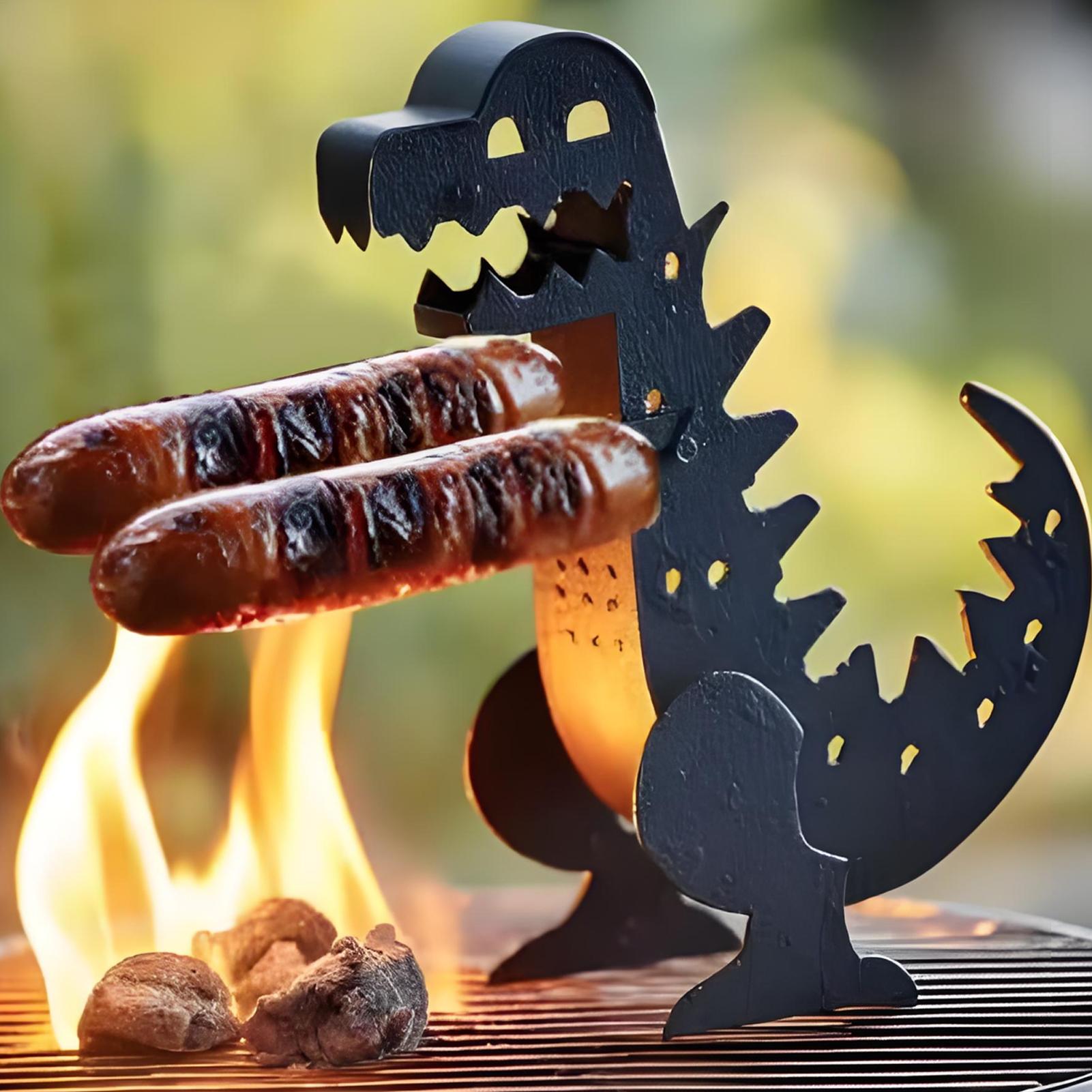 Hot Dog Roller Dinosaur Shape  - Hot Dog Press 评论和价格