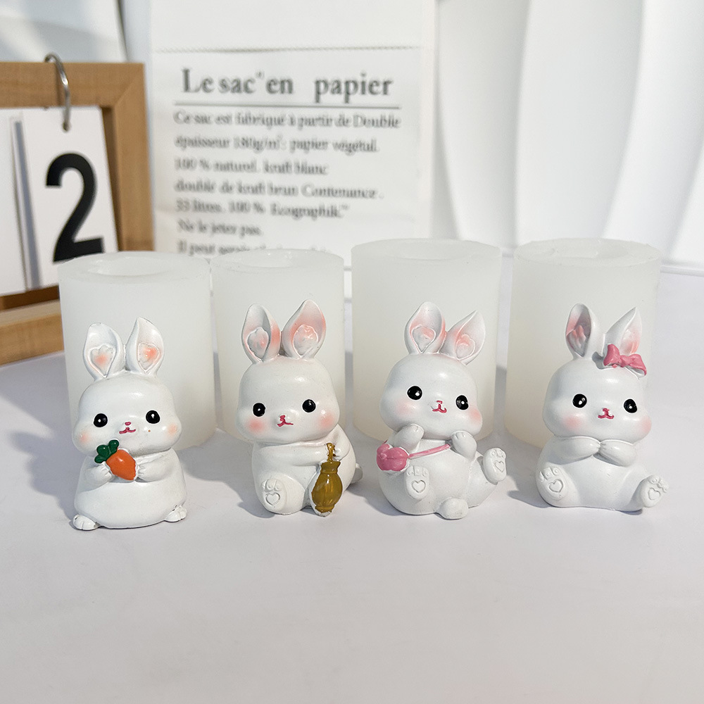 Easter Bunny Silicone Mold Cut - Bunny Cake Mold 评论和价格
