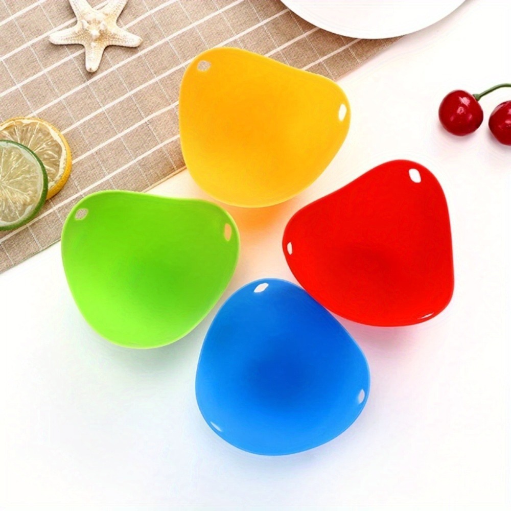 4Pcs Random Colors Egg Poacher - Egg Waffle Pan 评论和价格