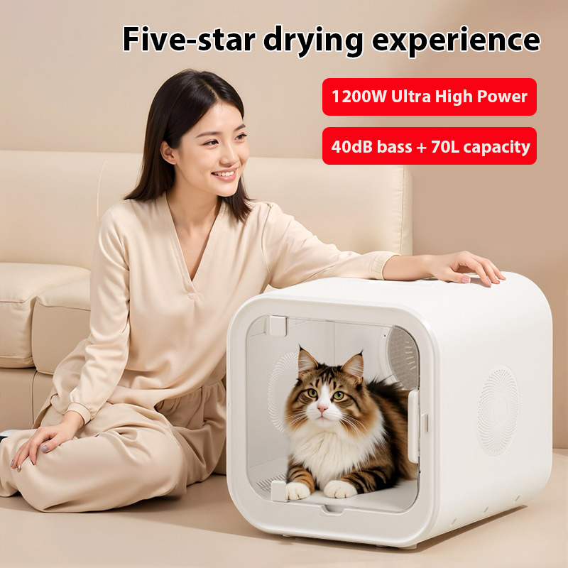 Ultra Quiet Pet Dryer Box, Por - Hot Dog Press 评论和价格