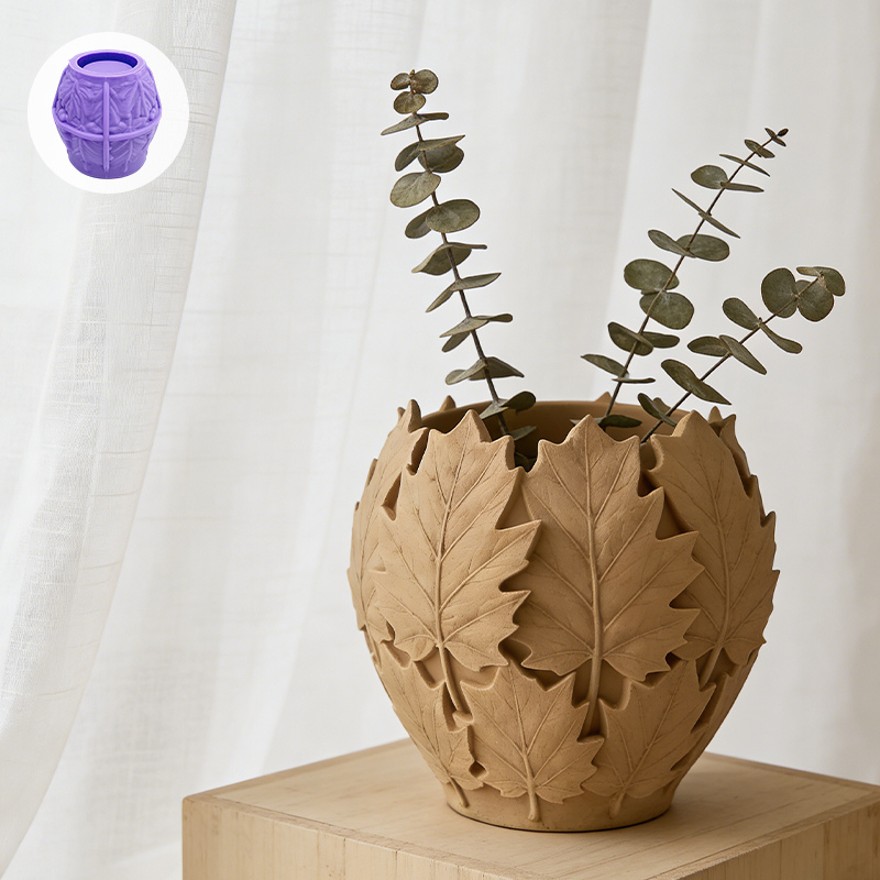 Leaves-shaped silicone art mol - Potsticker Mold 评论和价格