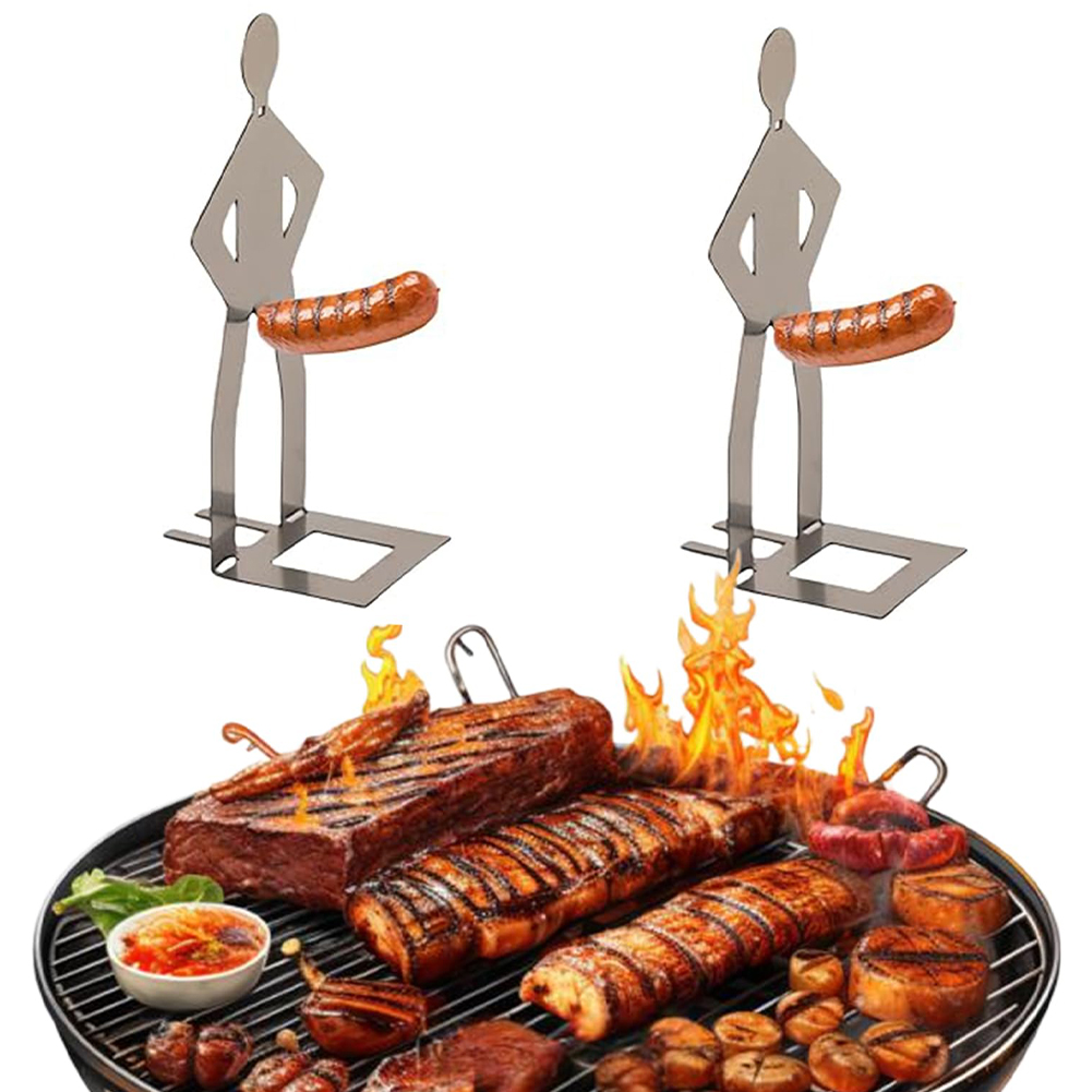 1-5PCS Stainless Steel BBQ Sau - Hot Dog Press 评论和价格
