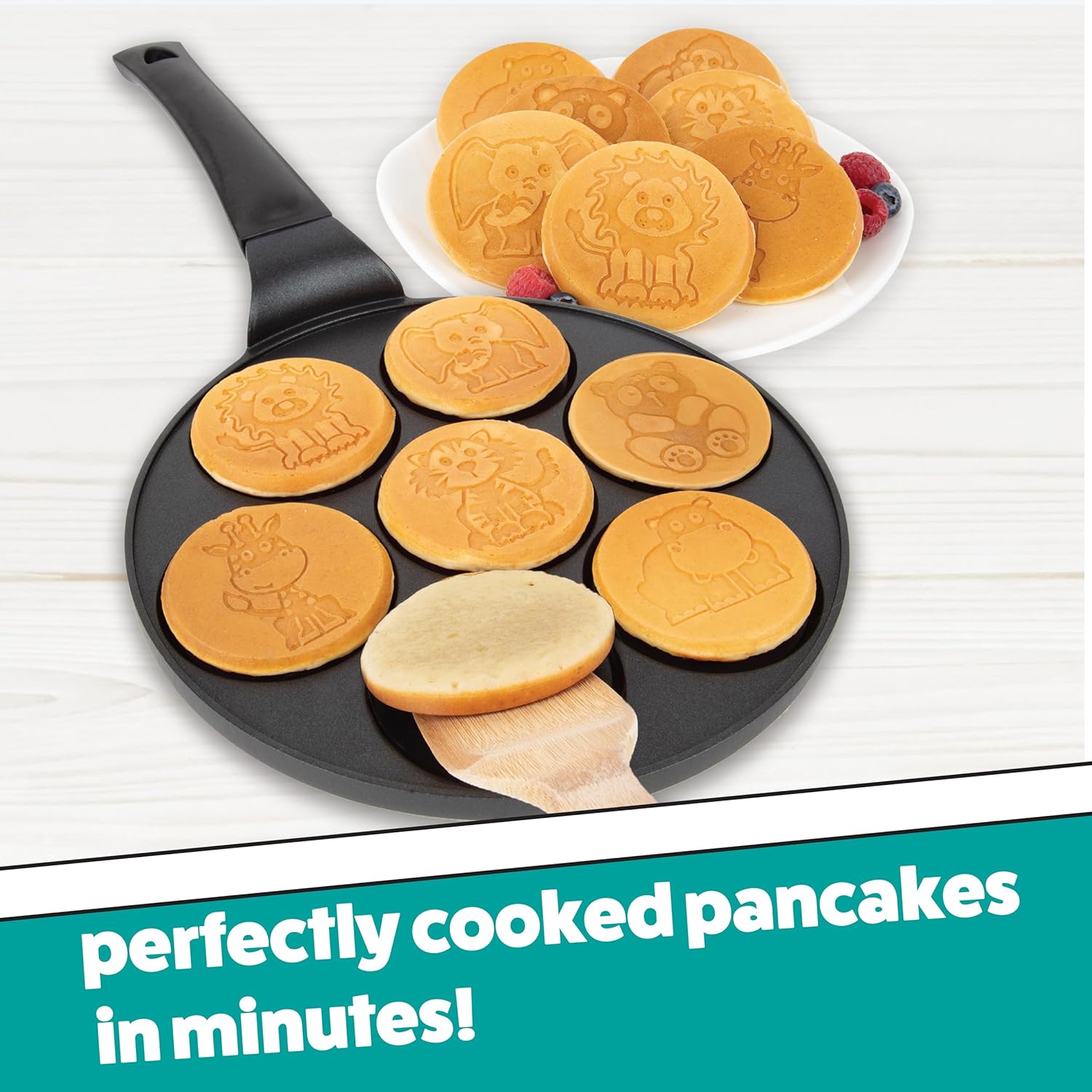 Animal Mini Pancake Pan - Make - Mini Pancake Griddle 评论和价格